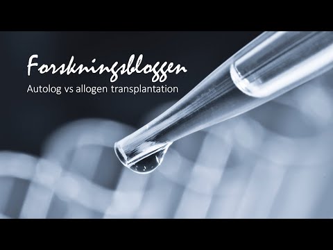 Vecka 43 - Autolog vs allogen transplantation