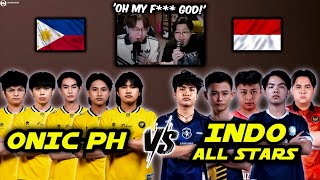 Super Intense Game Between Onic PH and Indo All Stars! Casted by Mirko and Arashi 🔥