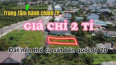 Đã bán | Đất Bảo Lộc | Đất nền thổ cư ngay trung tâm hành chính TP Bảo Lộc giá chỉ 2 tỉ - #bdsbaoloc