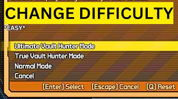 How To Change Difficulty in Borderlands 2(EASY)