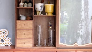 Making a Walnut Display Cabinet with an Inset Door