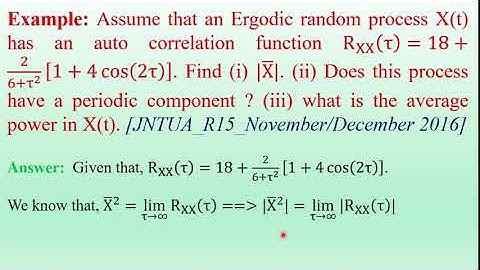 PTSP#Problem on average power of random process#JNTUA_R15_November-2016