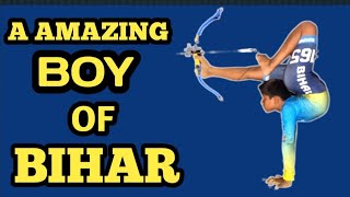 IT'S A AMAZING  Boy Do Bow and Arrow Shot with Feet / amazing yoga kid /