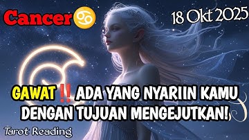 Cancer♋ GAWAT‼️Ada Yang Nyariin Kamu Dengan Tujuan Mengejutkan Oktober 2025 - Mata Zodiak