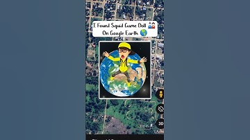 I Found Squid Game Doll On Google Map And Google Earth #shots #maps #thesecretearth1m