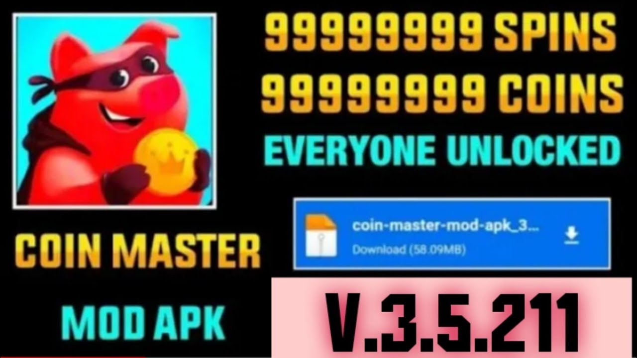 Coin Master No Verification Mod Apk V 3 5 211 Coin Master Free Coin Spin 100 Working Youtube