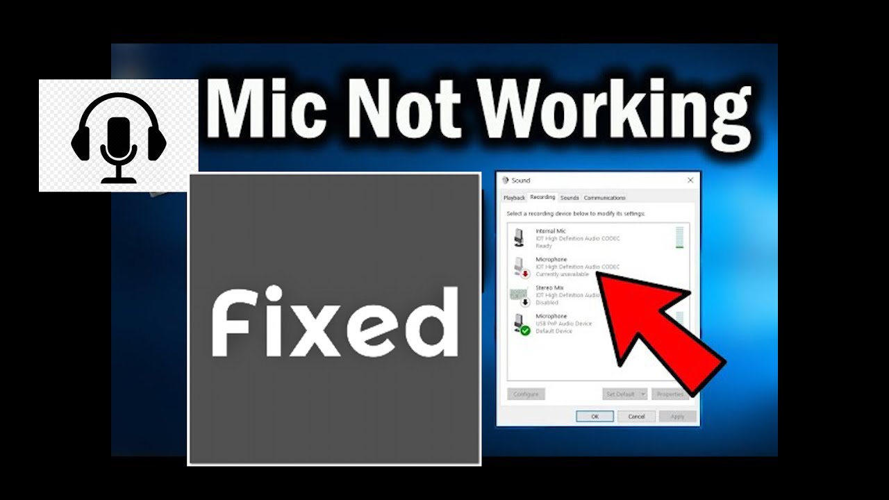 how to FIX your headset microphone YouTube