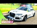 ПОЛИЦЕЙСКАЯ AUDI RS6 ШТРАФУЕТ БРИТАНЦЕВ В FORZA HORIZON 4