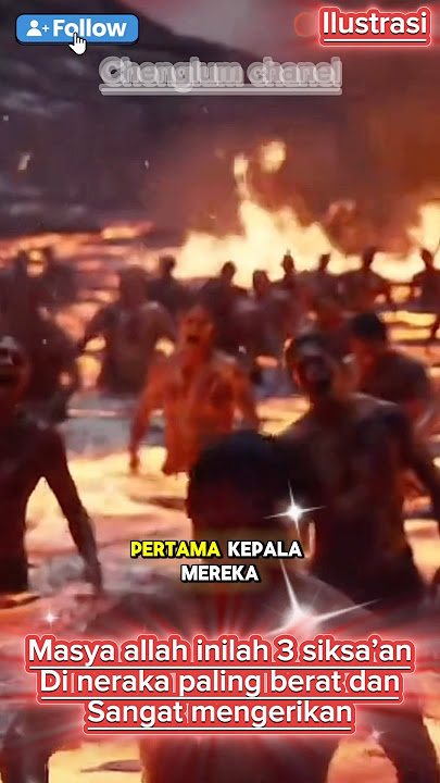 Masya Allah, these are the 3 most terrible torments of hell #be careful #hell #mystery #shortvideo