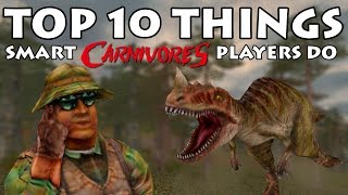 Top 10 Things Smart Carnivores Players Do!! screenshot 4