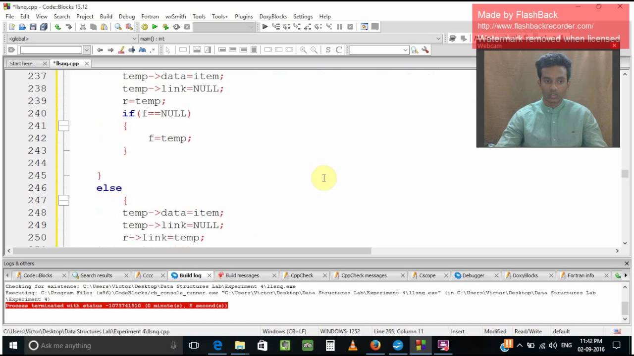 Linked list implementation of Stack and Queue - YouTube