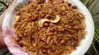 रताळ्याचा चिवडा, Ratalyacha Chivda, Upwas recipe, Sweet Potato Chivda