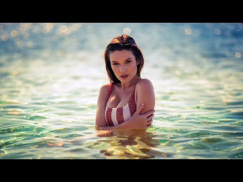 Serena Wood in White and Red Bikini