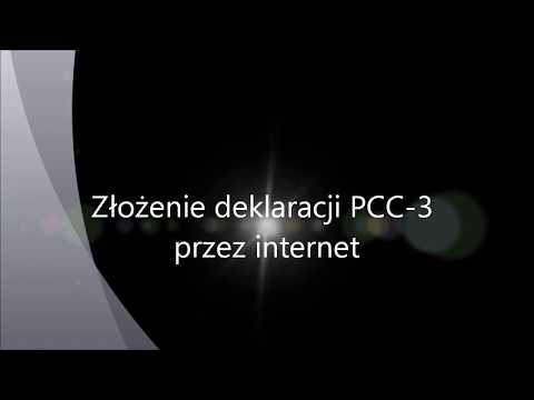 Jak złożyć deklarację PCC 3 przez internet
