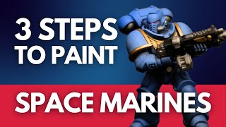 3 Steps To Paint A Space Marine: Zenithals, Priming & Basecoats