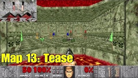 Doom Zero (100%) Walkthrough: Map 13 - Tease