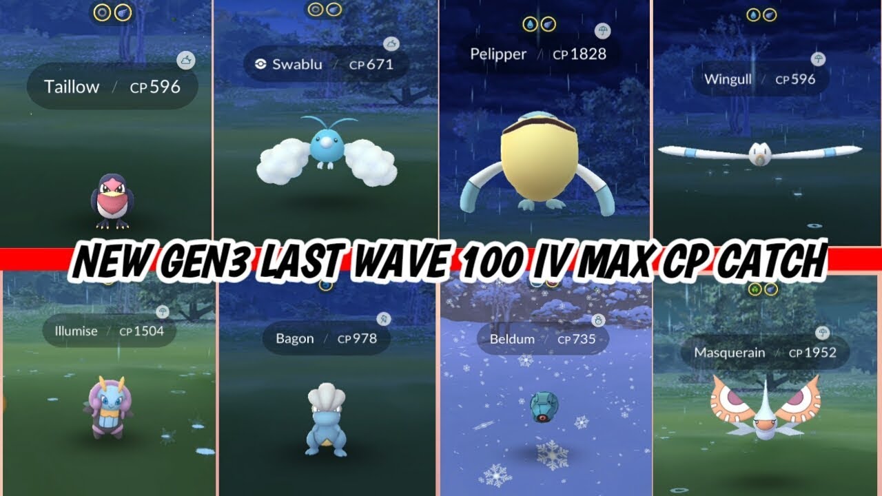 Gen 3 Last Batch 100 Iv Max Cp Catch In Pokemon Go Metagross Salamence Altaria Youtube