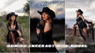 How to Interact w/ a Model!! My First Time Working w/ Drina