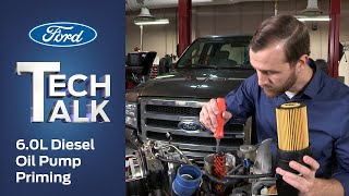How to Prime a Ford 6.0L Power Stroke® Diesel Oil Pump | Ford Tech Talk screenshot 4