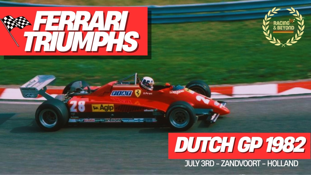 Formula 1 1982 Dutch GP | Didier Pironi's Ferrari Triumph | Full Race