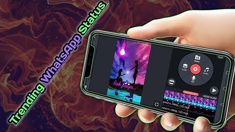 How to create trending whatsapp status in kinemaster 2021 Tik tok video editing in Kinemastar