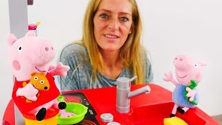 Peppa Wutz macht Pfannkuchen. Play Doh für Kinder