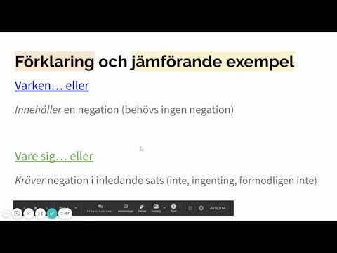 Video: Skillnaden Mellan Antingen Och Varken