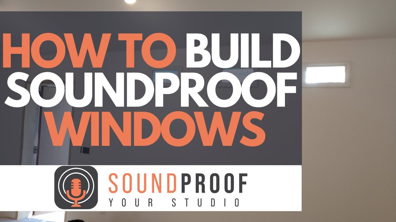 Recording Studio Windows, Sound Insulation Windows
