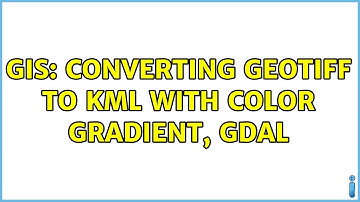 GIS: Converting geotiff to kml with color gradient, GDAL