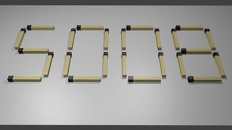 5008 Riddle - Find Out The Highest Possible Number By Moving Only 2 Match Sticks