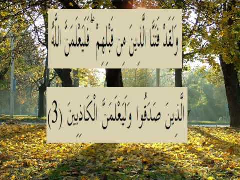 القران الكريم سورة العنكبوت الأية 3.wmv