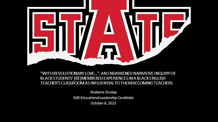 Shekema S. Dunlap Dissertation Defense