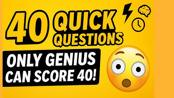 Think You’re Smart? Prove It in This Quiz! | Ultimate General Knowledge Quiz