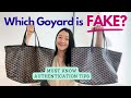 How to authenticate goyard st louis tote