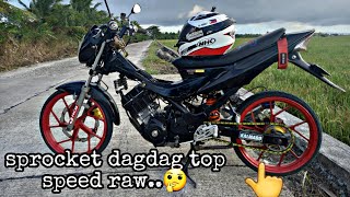 Sprocket hack dagdag top speed nga ba? | Raider 150 PCC | 14/42 combi