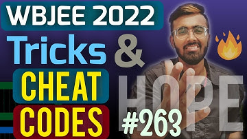 WBJEE 2022: Unbelievable Tricks for Jadavpur University🔥🔥🔥| Tricks & Cheat Codes #263 #wbjee2022