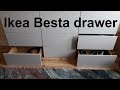 Ikea Besta drawer assembly & installation