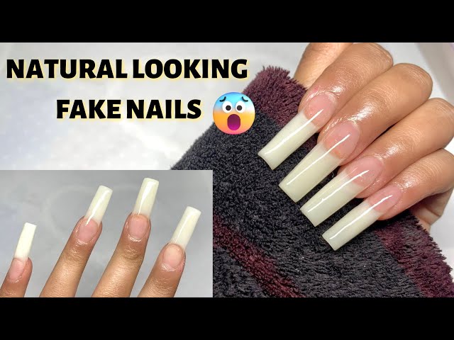 TRYING THE HYPER REALISTIC NAIL TREND USING POLYGEL! - YouTube