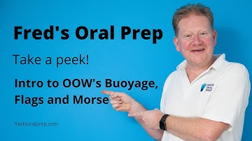Online OOW Course, sample content "Buoyage, Flags and Morse"