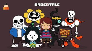 How To Draw Undertale Characters | Undertale Coloring Book