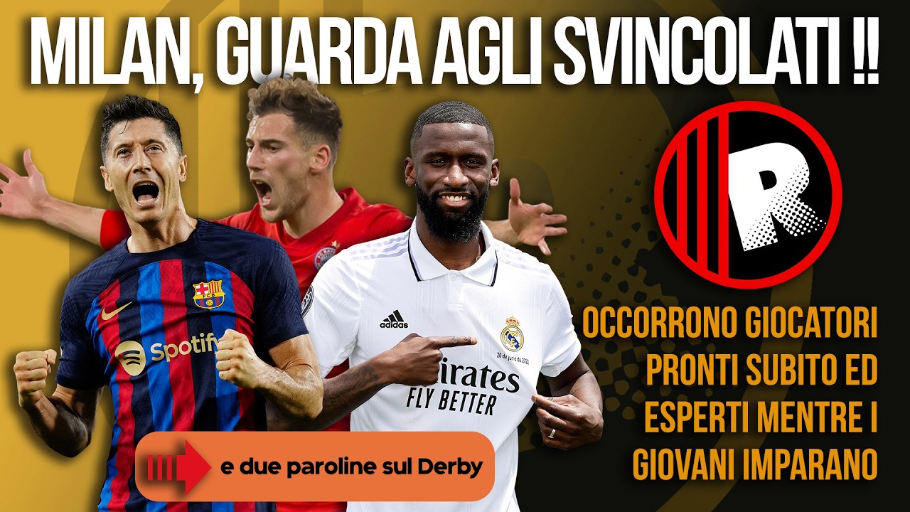 🔔 MILAN, GUARDA GLI SVINCOLATI‼️ C'è bisogno di uomini pronti.