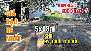 Bán đất kdc Xuyên Á Giáp Hóc Môn,  5x18m đối diện công viên giá rẻ nhất   | Hằng Bán Đất