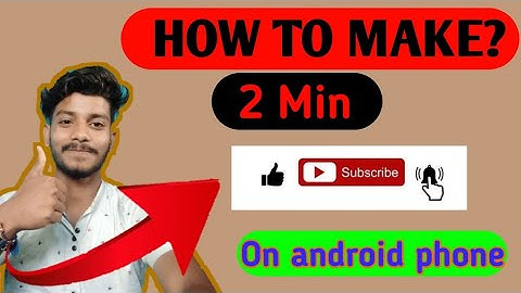 How to make subscribe bell intro animation in android | only 5 minutes