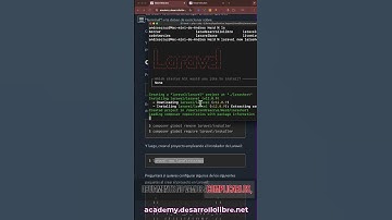 🔴 Laravel - Crear Proyecto mediante el instalador #8
