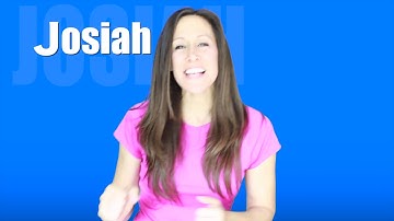 Learn to Spell JOSIAH Toddler Song | Learn to Talk with Patty Shukla