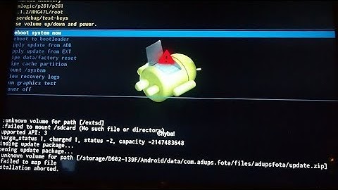 X96 mini 4K HD Android 7.1.2 - Failed Update
