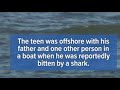 Teen hospitalized in Galveston after suffering shark bite