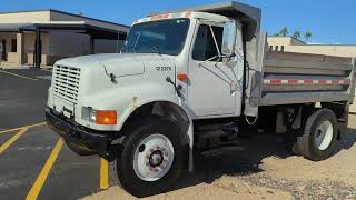 1993 INTERNATIONAL 4900 57 YARD DUMP TRUCK 61K MILES DT466 DIESEL