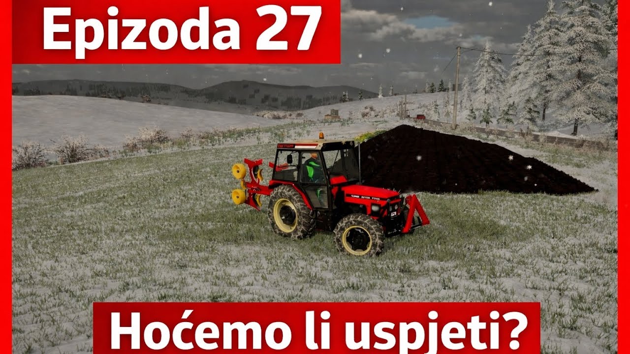 ORANJE PO SNIJEGU SA NOVIM PLUGOM FS 22|EP 27.