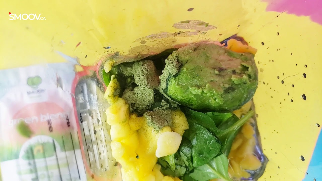 Spinach Avocado Mango Smoothie - Green Smoothie without Bananas -  SUPER NUTRITIOUS!